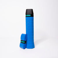 Blue Bodhi Grips Premium Overgrips for Pickleball, Tennis, and Baseball Bats offering control, vibration reduction, and comfortable grip.